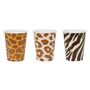 Safari Animal Print Party Cups X Six, thumbnail 2 of 4
