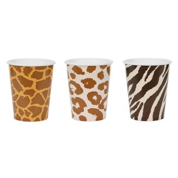 Safari Animal Print Party Cups X Six, 2 of 4