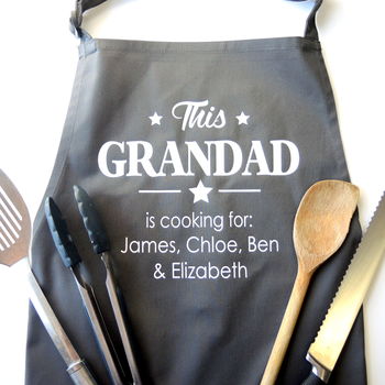 Personalised Daddy's Barbecue Apron, 2 of 6