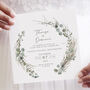 Willow Wreath Wedding Invitation, thumbnail 1 of 4