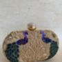 Gold Peacock Clutch Bag, thumbnail 4 of 9