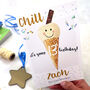 Personalised Ice Cream 13th Birthday Card, thumbnail 1 of 5