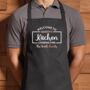 Personalised Kitchen Welcome Family Apron, thumbnail 1 of 5