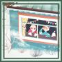 Christmas Window Scene Silk Imitation Scarf, thumbnail 2 of 4