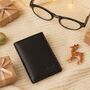 Personalised Pebble Grain Leather Bifold Card Holder Wallet Christmas Gift For Him, thumbnail 1 of 5
