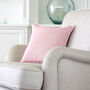 Lemonade Pink Cushion Cover With White Piping, thumbnail 2 of 2