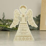 Personalised Christmas Angel Wooden Ornament, thumbnail 2 of 3