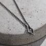 Men's Mini Geometric Necklace, thumbnail 3 of 9