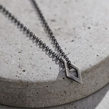 Men's Mini Geometric Necklace, 3 of 9