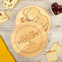 Personalised Engraved Couples Wedding Cheese Board Set, thumbnail 2 of 6