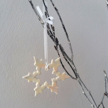 Snowflake Christmas Decoration, 4 of 4