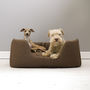Charley Chau Deep Sided Dog Bed In Weave Fabric, thumbnail 6 of 8