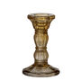 Brown Glass Candlestick, thumbnail 2 of 2