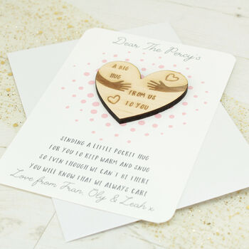 Personalised 'Hug In A Pocket' Token And Card, 2 of 5