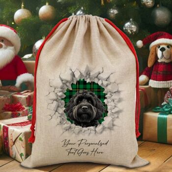 Personalised Christmas Cockapoo Break Through, 6 of 10