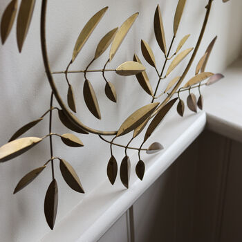 Gold Metal Olive Wreath, 2 of 4