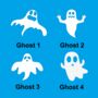 Personalised Halloween Ghost Child's T Shirt, thumbnail 8 of 11