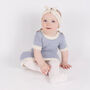 Tunic Dress And Headband Baby Easy Knitting Kit, thumbnail 1 of 10