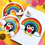 Rainbow Penguin Pick Me Up Letter Box Gift Set, thumbnail 1 of 5