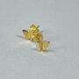 Dainty Butterfly Stud Earrings, thumbnail 2 of 5