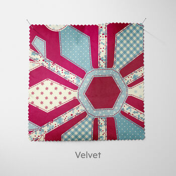 Red Patchwork Snowflake Cushion, 7 of 7