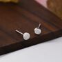 Pair Of Sterling Silver Round Dot Stud Earrings, thumbnail 7 of 12