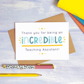 Incredible Teaching Assistant Card, 4 of 10