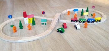 Large Wooden Train Set, 2 of 11
