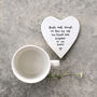 True Friends Footprints East Of India Porcelain Coaster, thumbnail 9 of 9