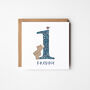 Personalised 1st Birthday Card In Four Colour Options, thumbnail 2 of 4