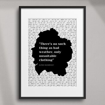 Lake District Typography Print, 5 of 6