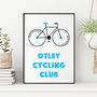 Personalised Cycling Club Print, thumbnail 11 of 12