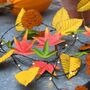 Hand Made Autumn Leaves Indoor / Outdoor Light Chain, thumbnail 2 of 4