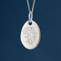 Sterling Silver June Birth Flower Necklace, thumbnail 1 of 12