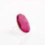 Large Silver Ruby Ring, thumbnail 3 of 5