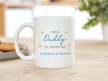 Personalised This Dad Is Loved By Photo Mug Gifts For Dad, 2 of 3