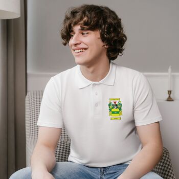 Polo Shirt With Large Coat Of Arms, 4 of 12