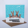 Festive Flurry Family Christmas Card, thumbnail 2 of 2