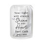 Personalised Memorial Feather Tealight Holder, thumbnail 4 of 5