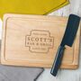 Personalised Mens Bar And Grill Chopping Board, thumbnail 2 of 8