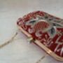 Peacock Red Rectangular Clutch, thumbnail 9 of 9