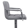 Height Adjustable Bar Stool With Soft Padded Chair, thumbnail 4 of 6