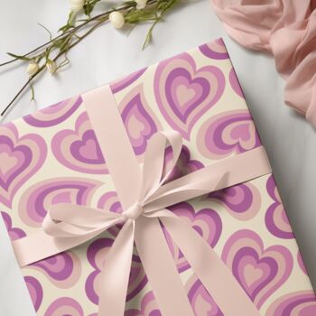 Hearts Valentine’s Gift Wrapping Paper, 5 of 9