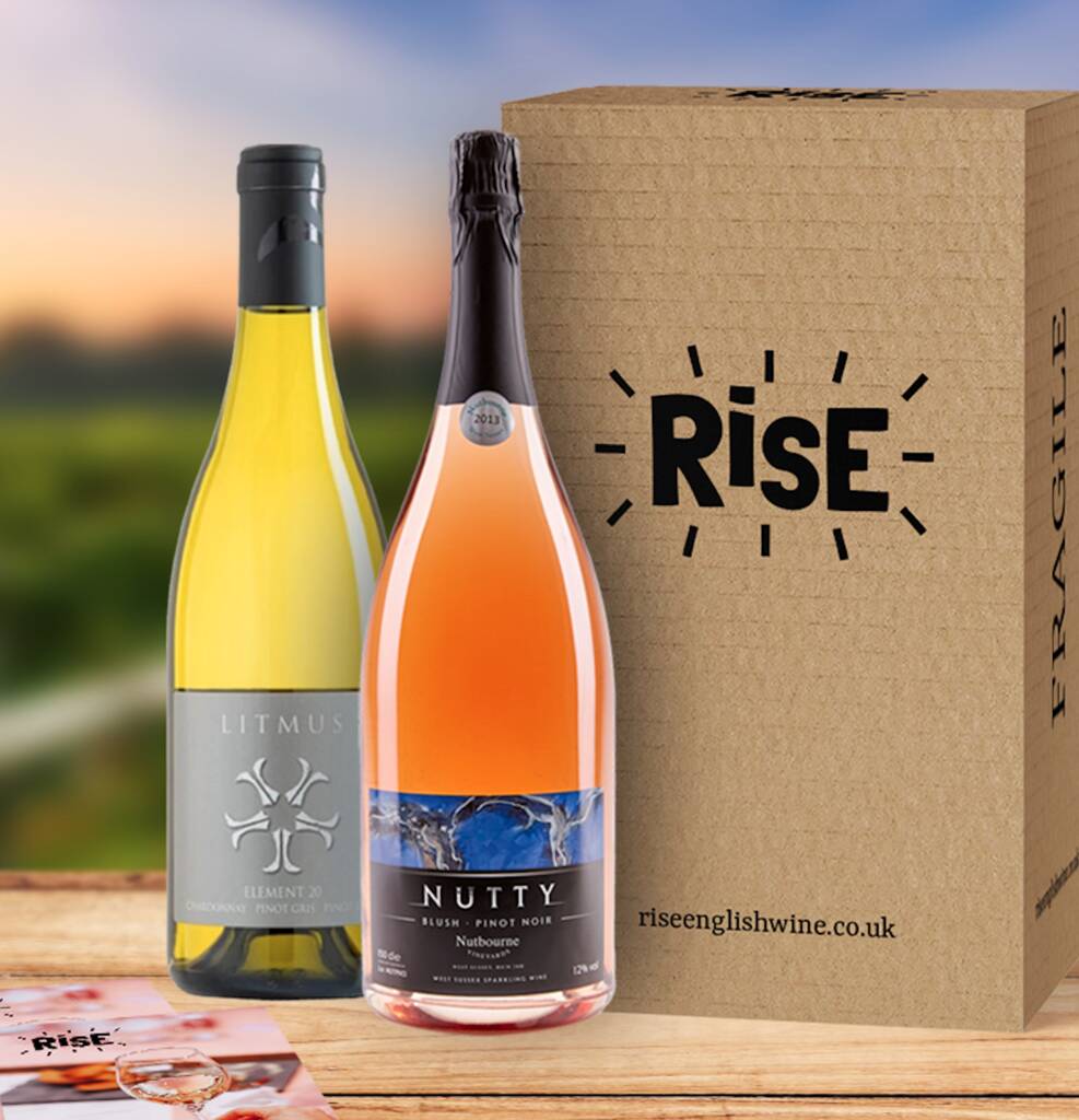 Rise English Wine Gift Box
