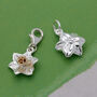Daffodil Solid Silver And Gold Charm, thumbnail 4 of 12