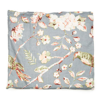 Serendipity Cotton Quilted Tote Bag Grey Meadow, 5 of 5