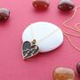 Lightning Bolt Heart Charm Necklace, thumbnail 1 of 2