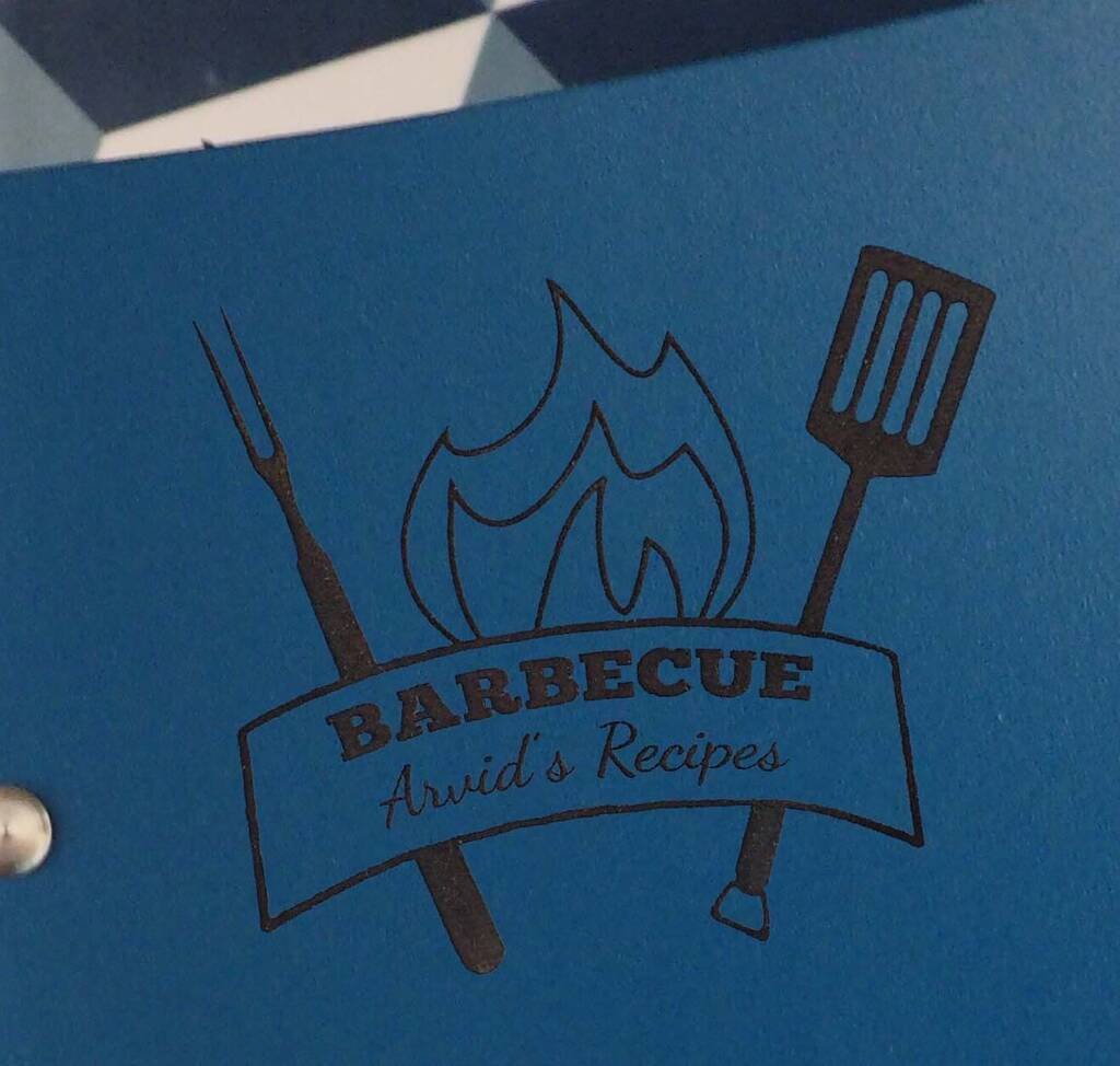 Personalised Barbecue Recipe Book For Your Recipes By Stabo