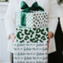 Christmas Typographic Falala Luxury Wrapping Paper, thumbnail 2 of 6