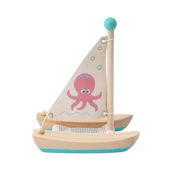 Little Tribe Wooden Catamaran Sailing Boat | Age Two+, 7 of 10